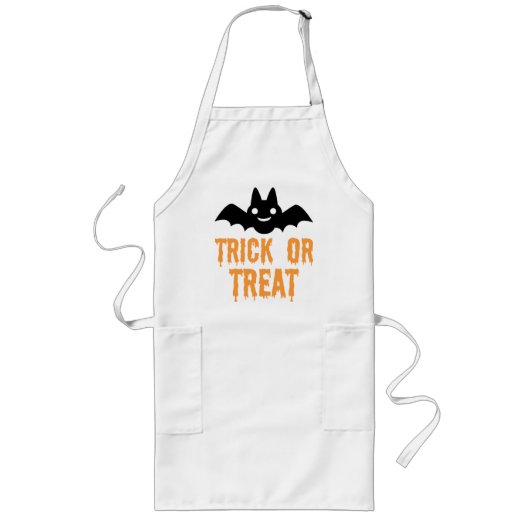 Tablier Long Bat d'Halloween (Devant)