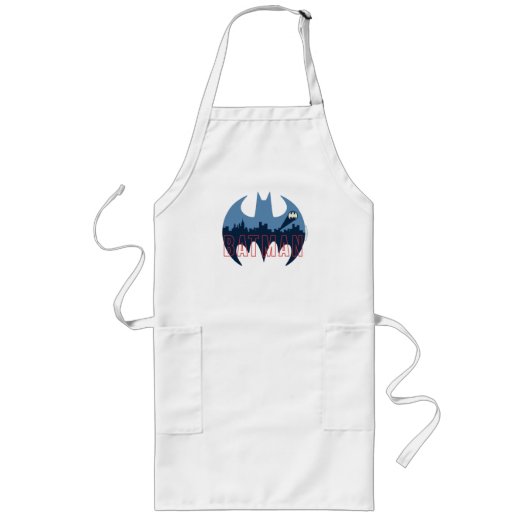 Tablier Long Bat Logo With Gotham & Bat Signal (Devant)