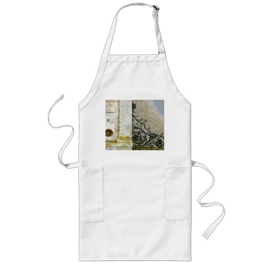 Tablier Long Beautiful apron with French design (Devant)