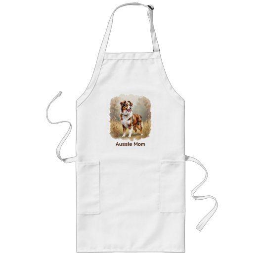 Tablier Long Berger Australien Red Merle (Devant)