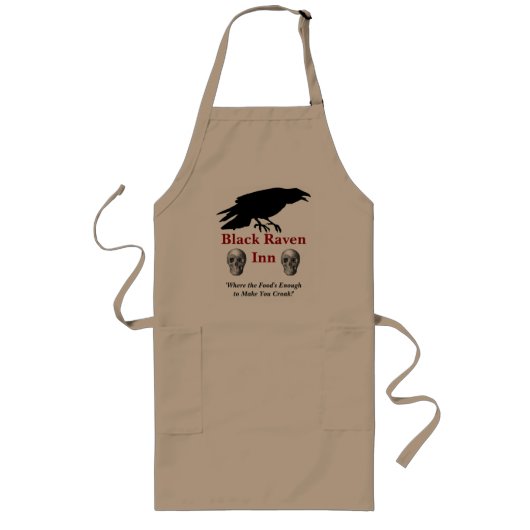 Tablier Long Black Raven Inn Apron (Devant)