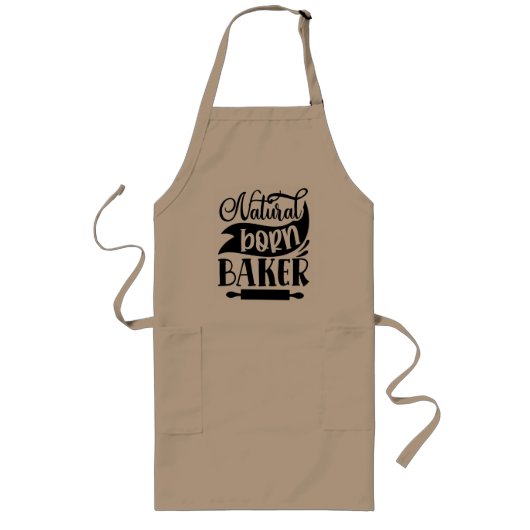 Tablier Long Boulanger de naissance (Devant)