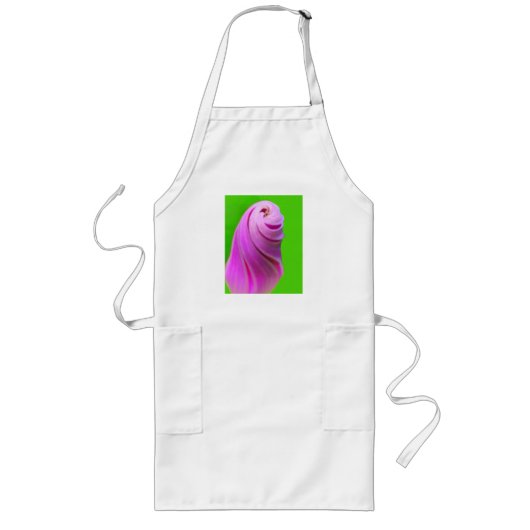 Tablier Long Bourgeon de Volubilis Pourpre (Devant)