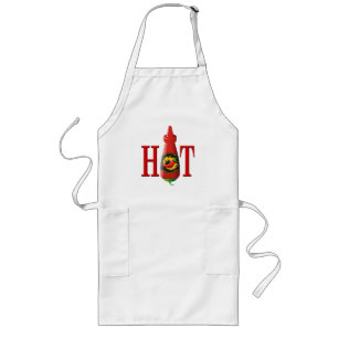 Tablier Long Bouteille de sauce chaude