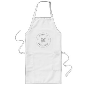 Tablier Long Boutique de gâteaux personnalisés Apron cadeau
