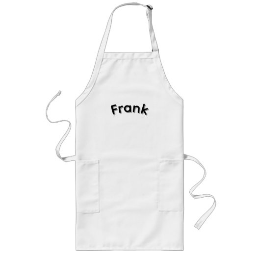 Tablier Long Boys Called Frank, (Devant)