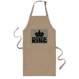TABLIER LONG BRATWURST KING KITCHEN APRON