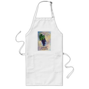 Tablier Long Cabernet Sauvignon Apron du vin