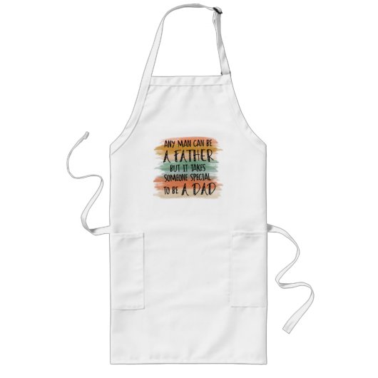 Tablier Long Cadeau de Fête des pères Stepdad | Papa spécial (Devant)
