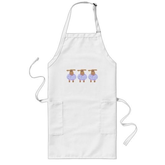 Tablier Long Café à trois moutons (Devant)