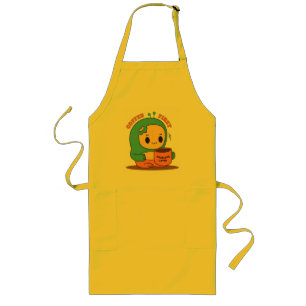 Tablier Long Café d'abord... Problèmes plus tard - Joli dessin