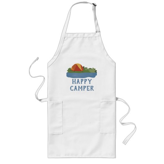 Tablier Long Camper Happy Personnalisable (Devant)