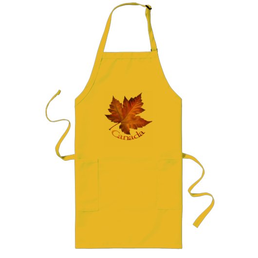 Tablier Long Canada Souvenir Apron Canada Maple Leaf Souvenir (Devant)