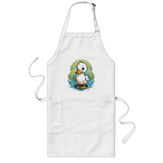 Tablier Long canard-blanc (Devant)