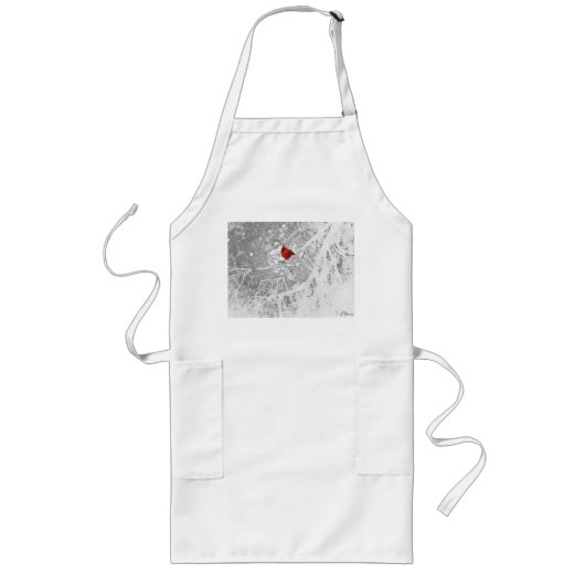 Tablier Long Cardinal en hiver (Devant)