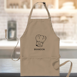 Tablier Long Casquette de chef personnalisée pour grillades