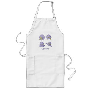 Tablier Long Casquettes d'été Lilac
