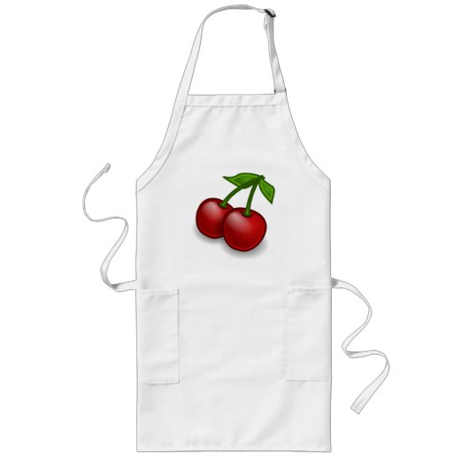 Tablier Long Cerises Apron (Devant)