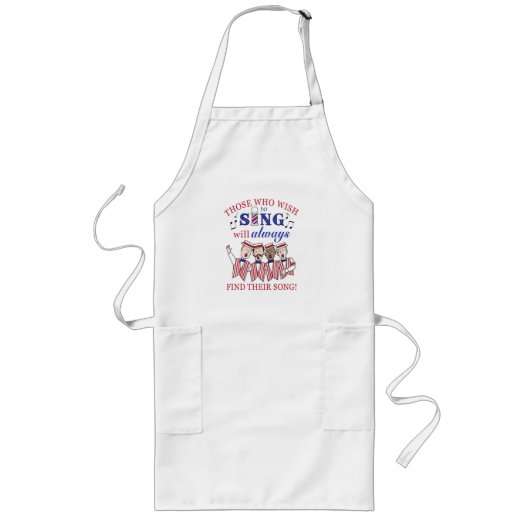 Tablier Long Ceux qui veulent chanter - Apron (Homme) (Devant)