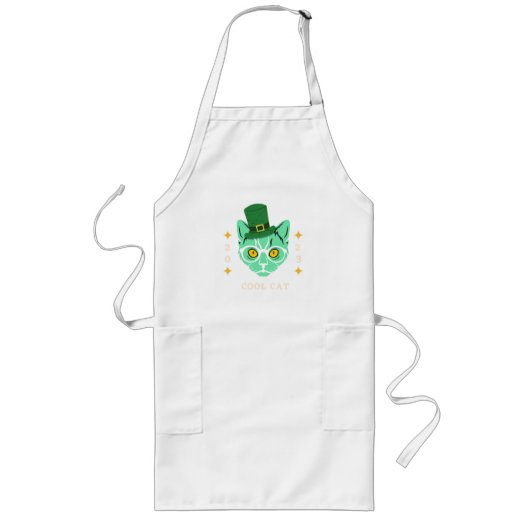 Tablier Long Chat Cool Apron (Devant)