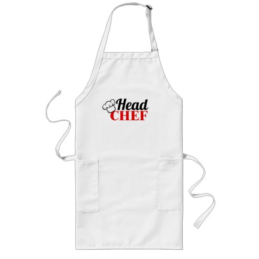 TABLIER LONG CHEF DE CUISINE (Devant)