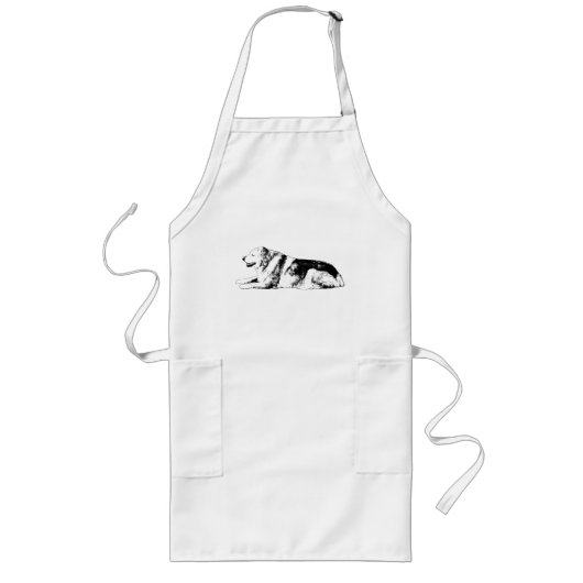Tablier Long Chef Edge, Lignes Audacieuses (Devant)