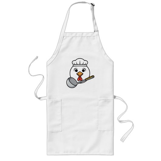 Tablier Long Chemise drôle de dame de déjeuner, Tee de cafétéri (Devant)