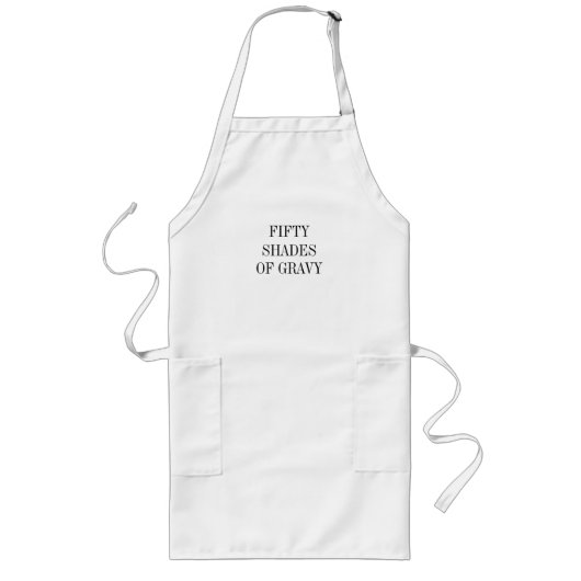 Tablier Long Cinquante nuances de Chemise Gravy (Devant)