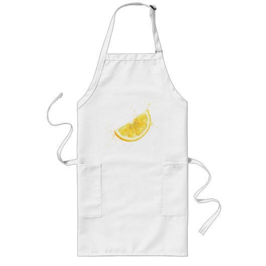 Tablier Long Citron (Devant)