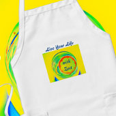 Tablier Long Citrus psychédélique Vivez votre vie avec Zest