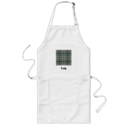 Tablier Long Clan Craig Tartan Long Apron (Devant)