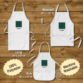Tablier Long Clan Ferguson Tartan Apron