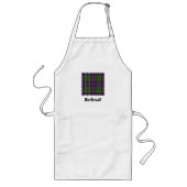 Tablier Long Clan MacDonald de Clanranald Tartan Long Apron (Devant)