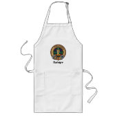 Tablier Long Clan MacIntyre Crest sur la chasse Tartan (Devant)
