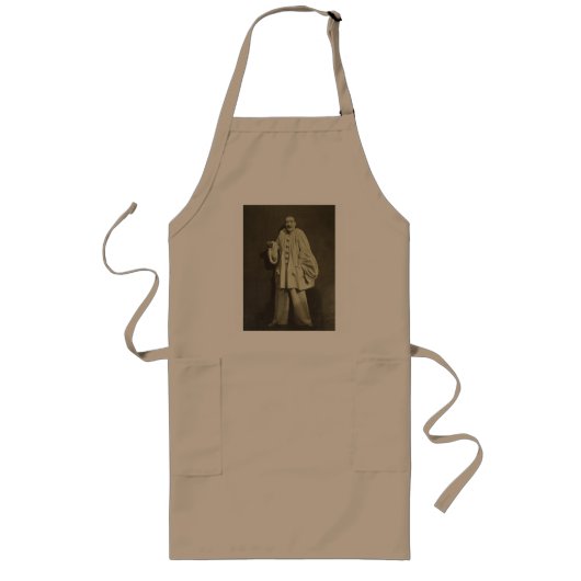 Tablier Long Clown Pierrot vintage (Devant)
