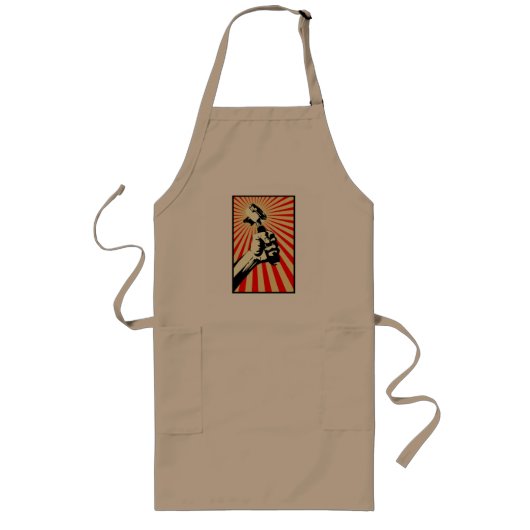 Tablier Long Coffee Revolution Apron - Barista Designs (Devant)