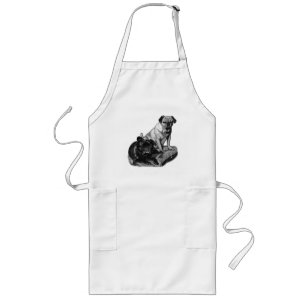 Tablier Long Compagnons de cuisine, Cœur enjoué