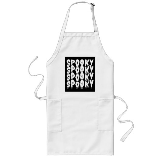 TABLIER LONG COSTUME D'HALLOWEEN EFFRAYANT EFFRAYANT (Devant)