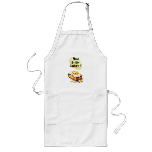 Tablier Long Création de gâteau sucré (Devant)