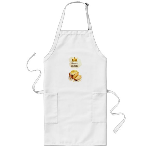 Tablier Long Création de gâteau sucré (Devant)
