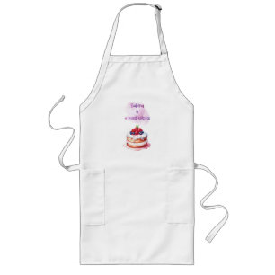 Tablier Long Création de gâteau sucré