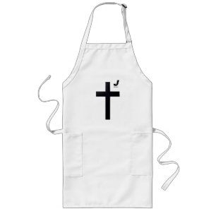 Tablier Long Crucifix par MONK