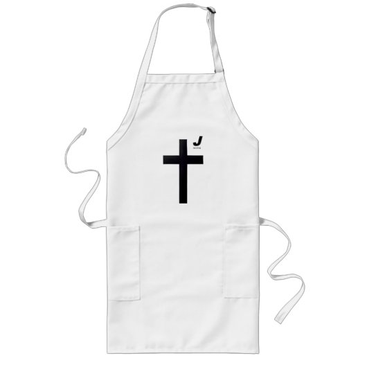 Tablier Long Crucifix par MONK (Devant)
