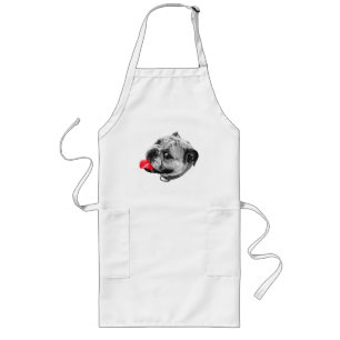 Tablier Long Cuisine Énergie Rouge