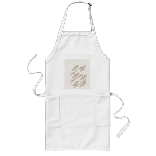 Tablier Long Cuisine est Divine Corn Apron (Devant)