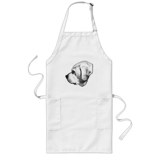 Tablier Long Cuisiner avec mon meilleur assistant (Devant)