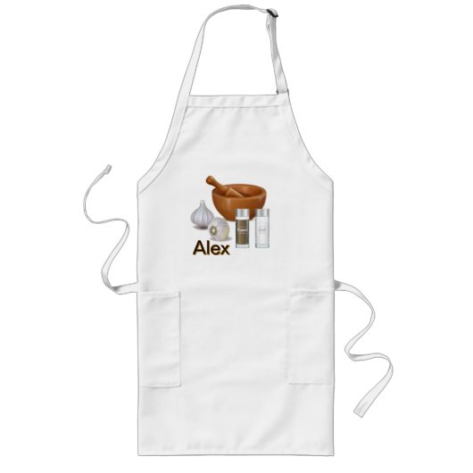Tablier Long Cuisson personnalisée (Devant)
