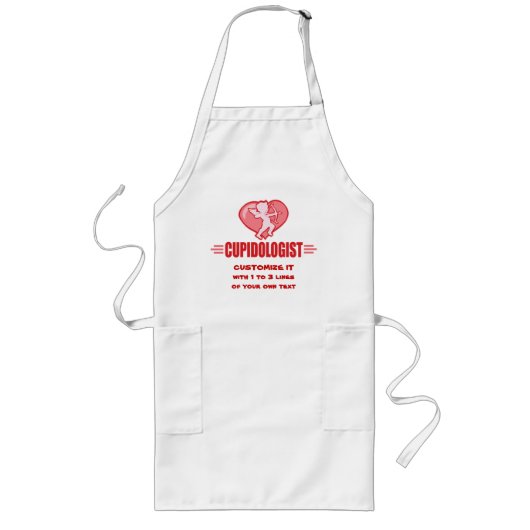 Tablier Long Customiser L'Amour Cupidé (Devant)