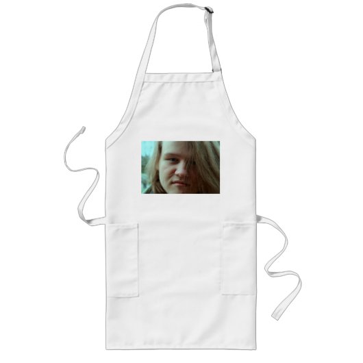 Tablier Long Cute adolescent Garçon Closeup Long Apron (Devant)