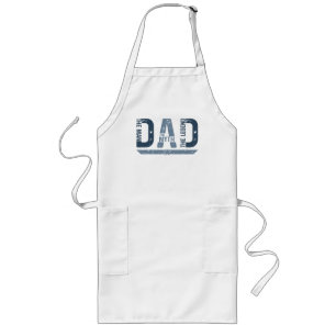 Tablier Long "DAD The Man Mith Legend" Fête des pères Cadeau